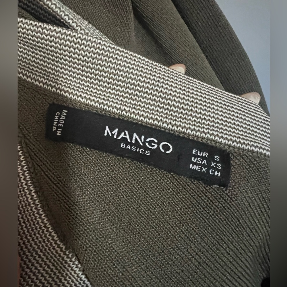Mango Green and White Racerback Maxi Dress - Picture 3 of 4